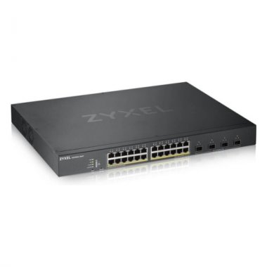Фотография товара 'Zyxel XGS1930-28HP Гибридный Smart L2+ коммутатор PoE+ 24xGE PoE+, 4xSFP+, бюджет PoE 375 Вт'