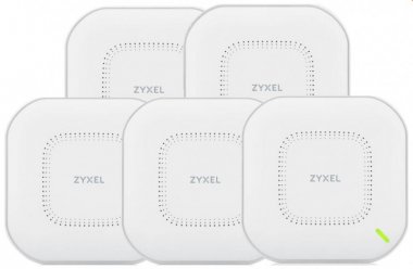 Фотография товара 'Zyxel Комплект из пяти гибридных точек доступа Zyxel NebulaFlex Pro, WAX510D'