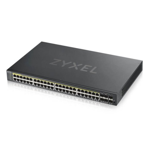 Фотография товара 'Zyxel GS192048HPV2 Гибридный коммутатор PoE+ 44xGE PoE+, 4xCombo (SFP/RJ-45 PoE+), 2xSFP'
