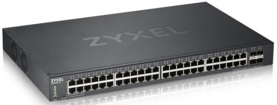 Фотография товара 'Zyxel XGS1930-52 Гибридный Smart L2+ коммутатор 48xGE, 4xSFP+, автономное/облачное управление'
