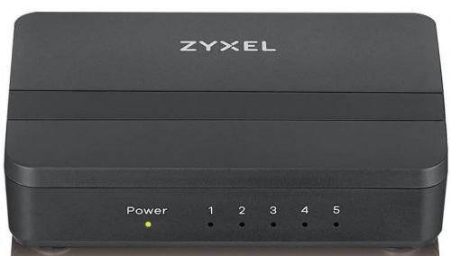 Фотография товара 'Zyxel Коммутатор 5 портов 1000 Мбит/с, настольный, c приоритетными портами, GS-105SV2'
