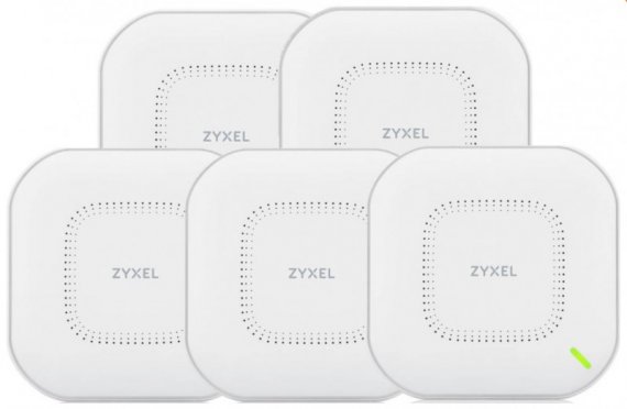 Фотография товара 'Zyxel Комплект из пяти гибридных точек доступа Zyxel NebulaFlex Pro, WAX510D'