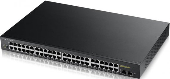 Фотография товара 'Zyxel GS190048HPV2 Интеллектуальный High Power PoE-коммутатор Gigabit Ethernet с 48 разъемами RJ-45 и 2 SFP-слотами'