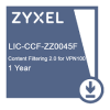 Zyxel LIC-CCF Подписка на сервис CF (контентная фильтрация) на 1 год для VPN100